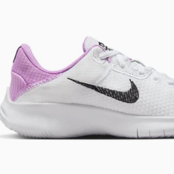 Women's Nike Flex Experience RN11 Size 7 in White/Black/Fuchsia - Picture 6 of 6
